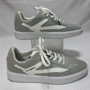 Karl Lagerfeld Gray and White Men's Shoes